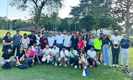 Students Enjoy a Day at the Golf Course